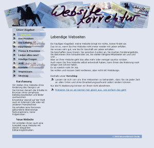 Website Korrektur Website Korrektur